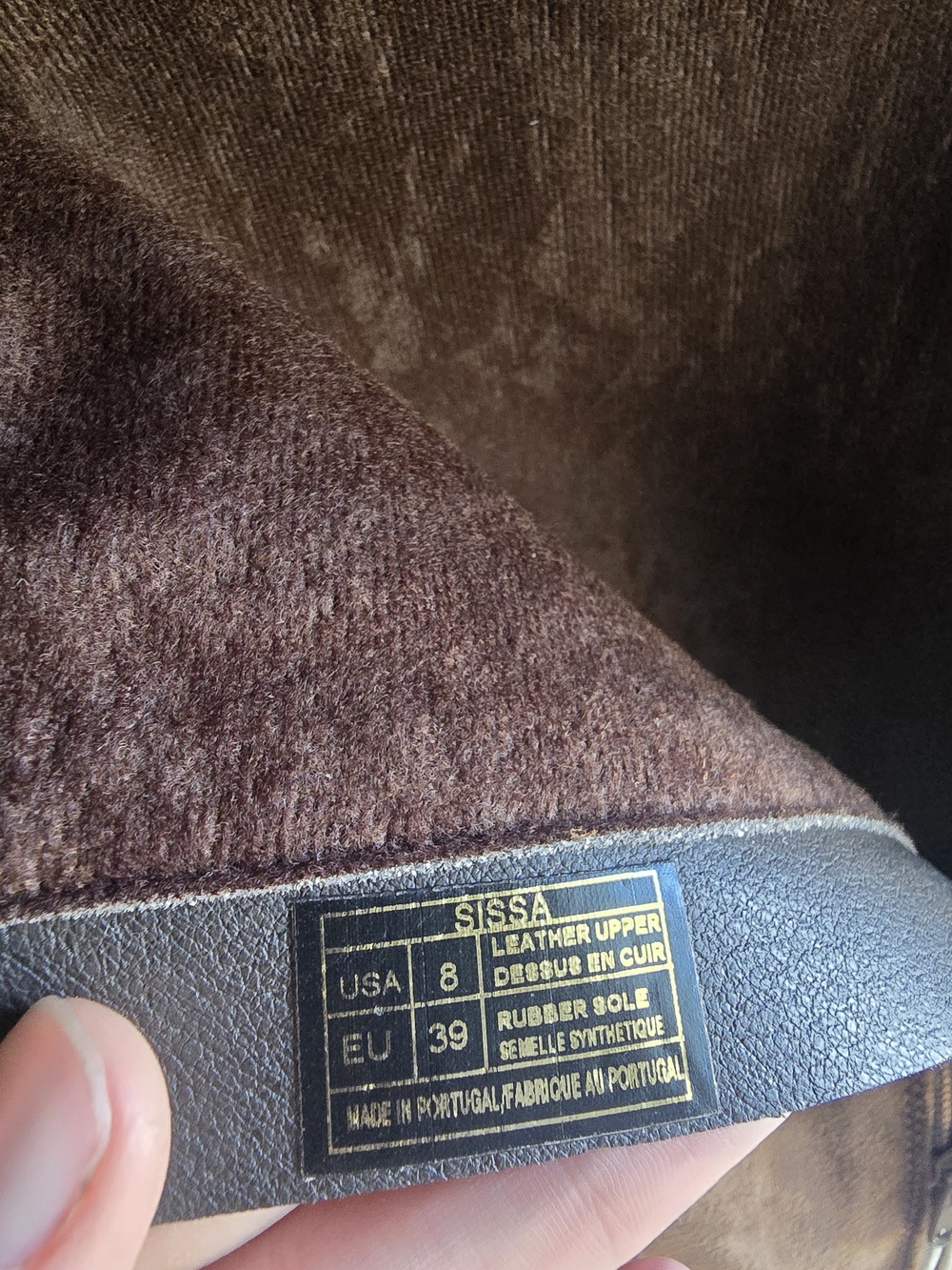 Geniuine Leather Suede Brown Knee High Cruza Boots Size 8 NWT - Picture 10 of 10